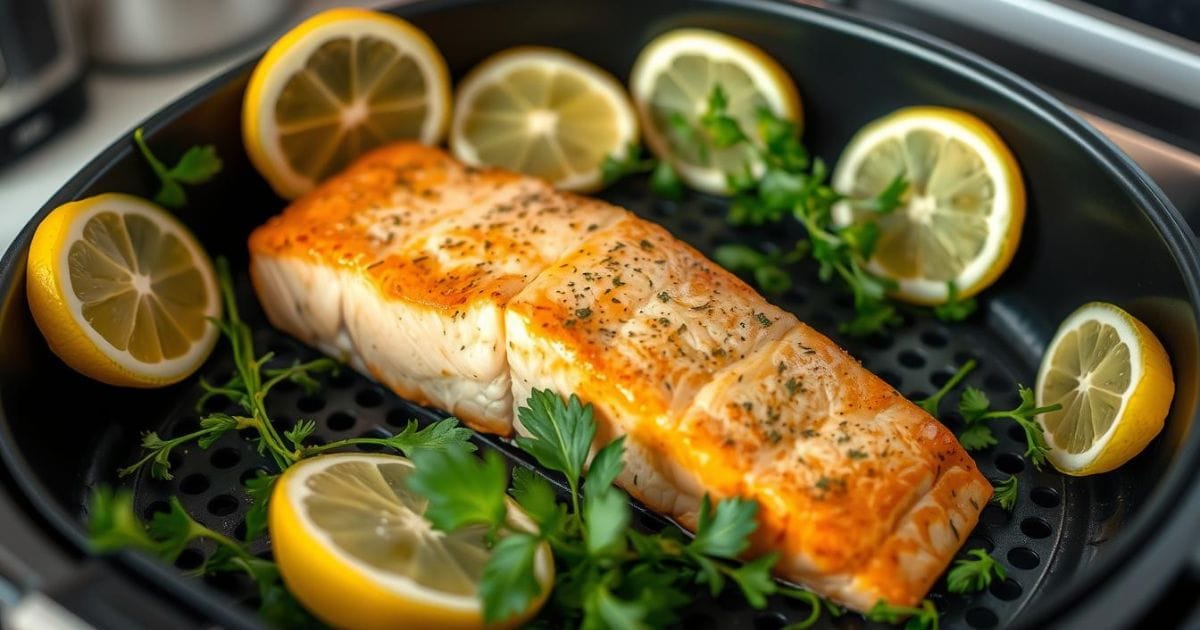 frozen salmon in air fryer